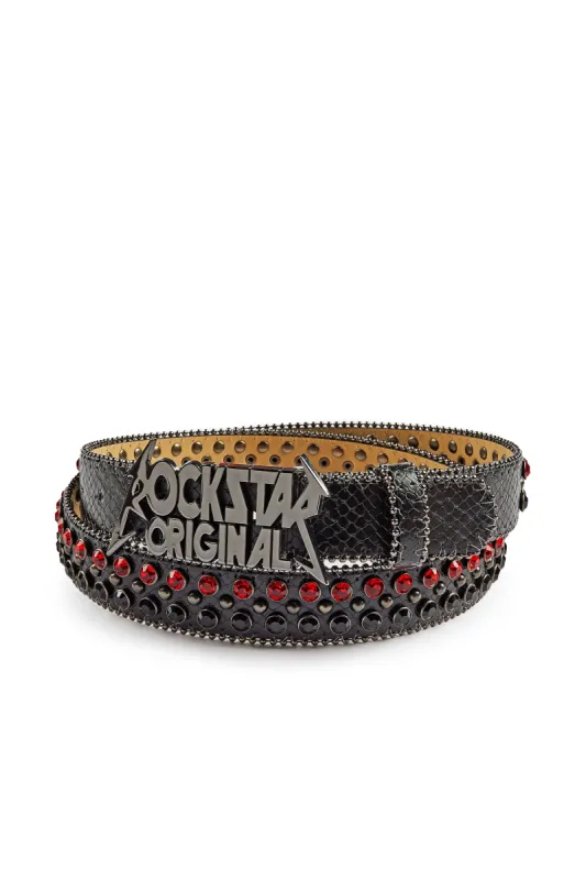 Blaze Rockstar Black/Red Logo Belt sold by Rockstar Original