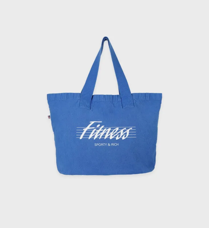 80s Fitness Tote Bag - Sapphire sold by Sporty and Rich