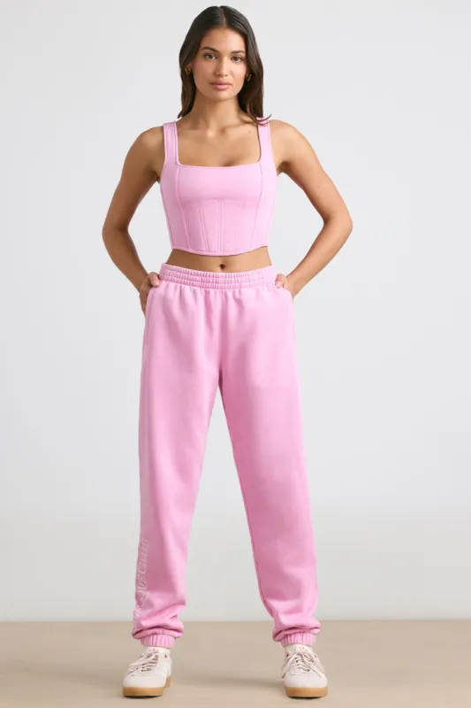 Devotion - Petite Oversized Joggers in Bubblegum Pink sold by Bo + Tee