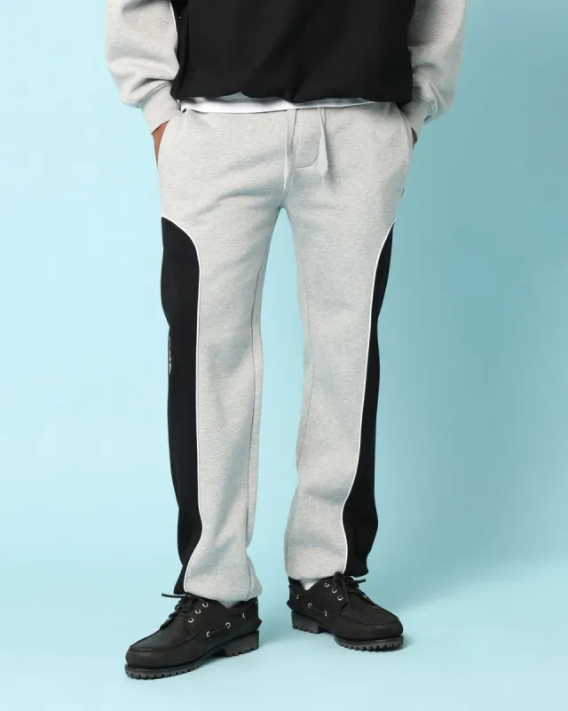 Carré Paris Dice Club Panelled Sweatpants Grey Marle/Black sold by Culture Kings