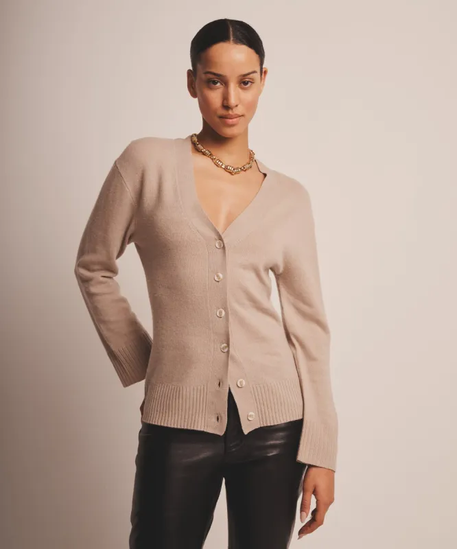 Signature Cashmere Fitted Cardigan sold by Naadam