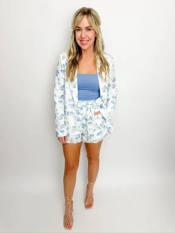 Genevieve Floral Short sold by Mimosa