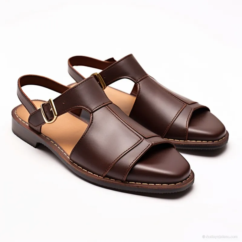 Brown Velvet Peshawari Loafers | Wedding Shoes for Groom | Shoes for Haldi Mehendi Sangeet sold by Costoso Italiano