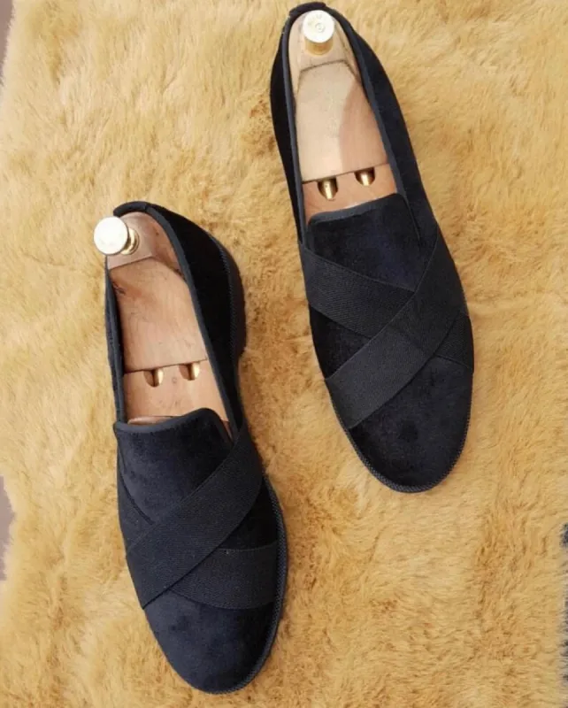 Black Leather Peshawari Loafers | Wedding Shoes for Groom | Shoes for Haldi Mehendi Sangeet sold by Costoso Italiano