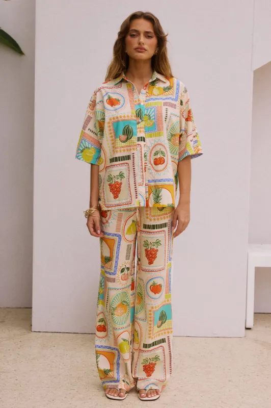 MONTARA PANT - AGATA PRINT sold by Runaway The Label