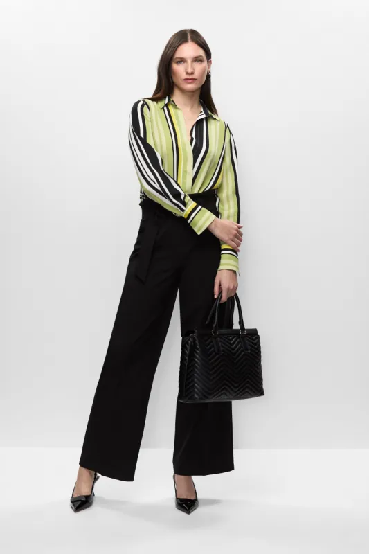 Striped Blouse & Belted Wide Leg Pants sold by Melanie Lyne
