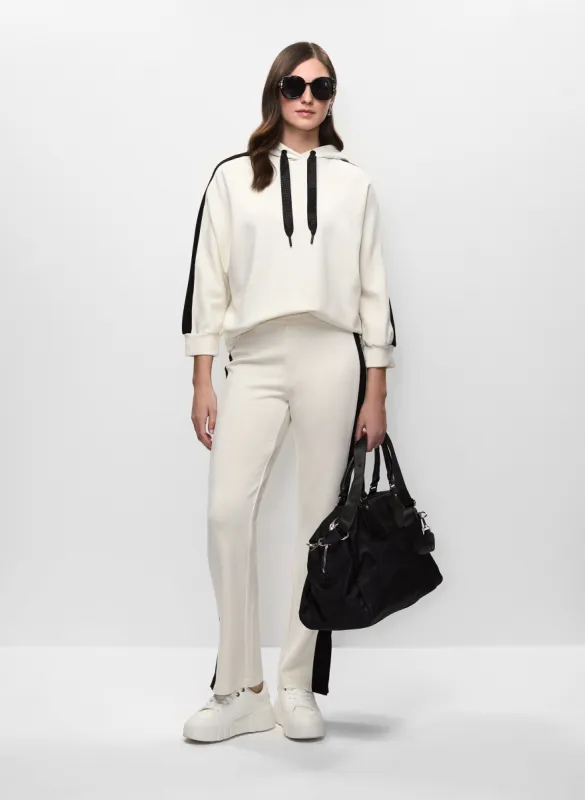 Contrast Stripe Hooded Top & Knit Pants sold by Melanie Lyne