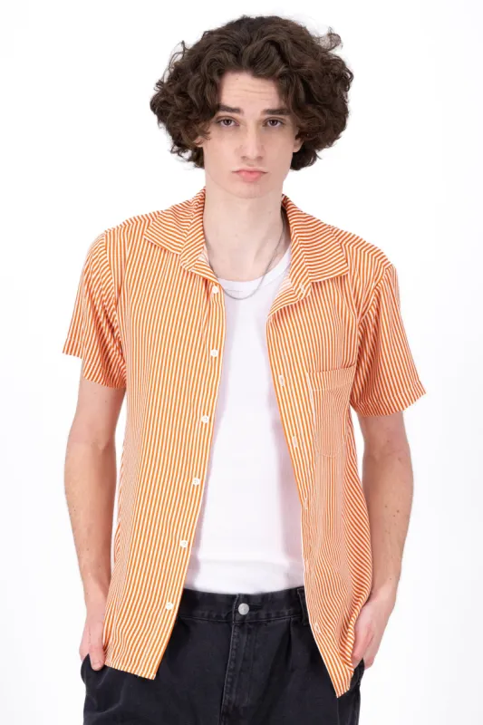 Camisa manga corta rayas sold by Shasa