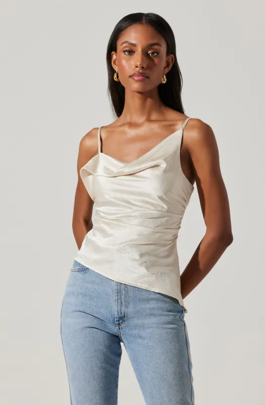 Mirie Cowl Neck Tank Top sold by Astr
