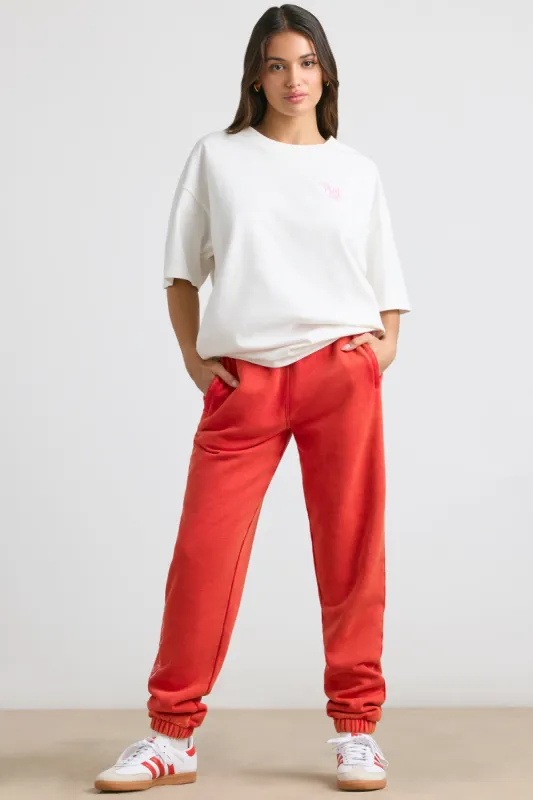 Oversized Joggers in Red sold by Oh Polly