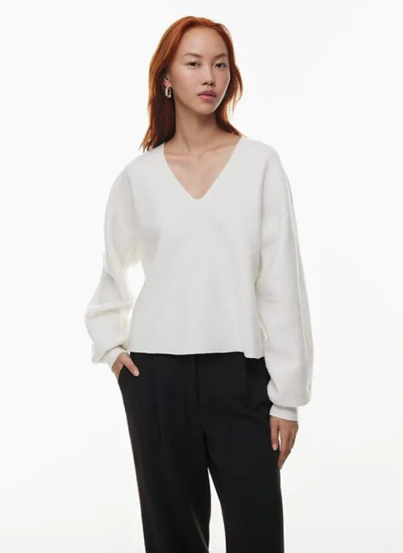 gratitude sweater sold by Aritzia