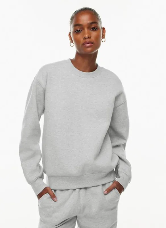 cozy fleece perfect crew sweatshirt sold by Aritzia