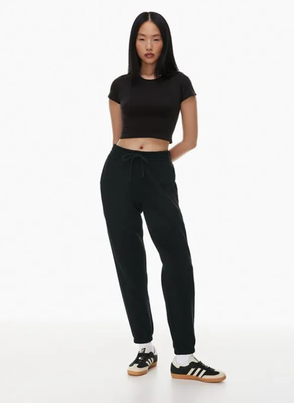cozy fleece boyfriend sweatpant sold by Aritzia