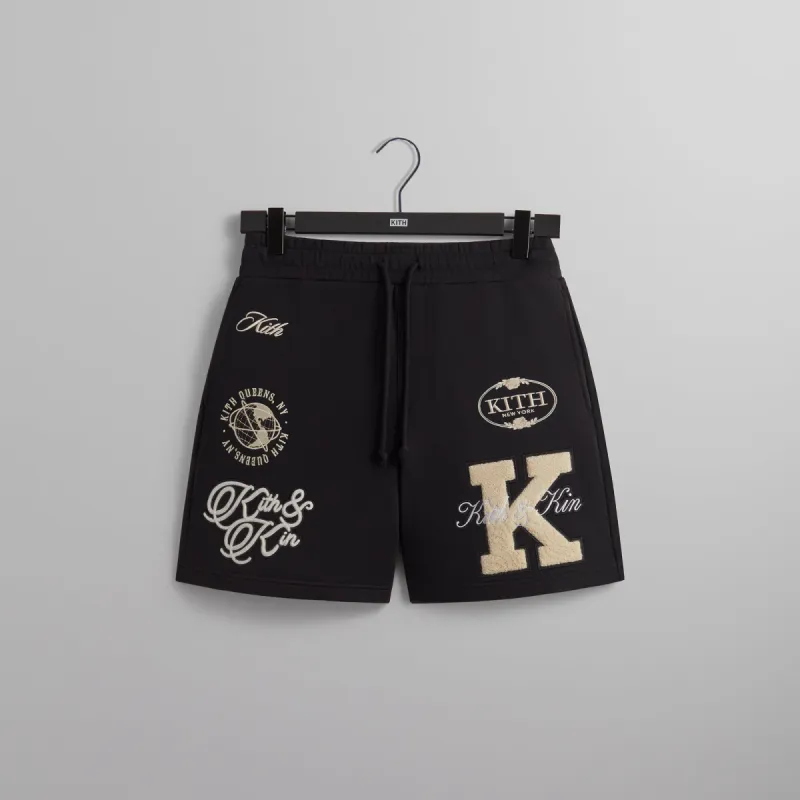 Kith Fleece Curtis Short - Black | Parallel