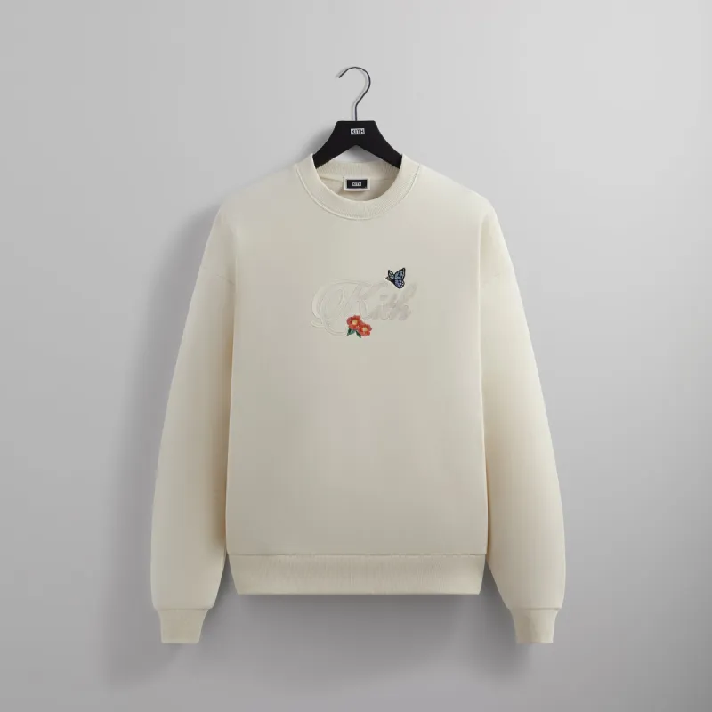 Kith Script Nelson Crewneck - Sandrift sold by Kith