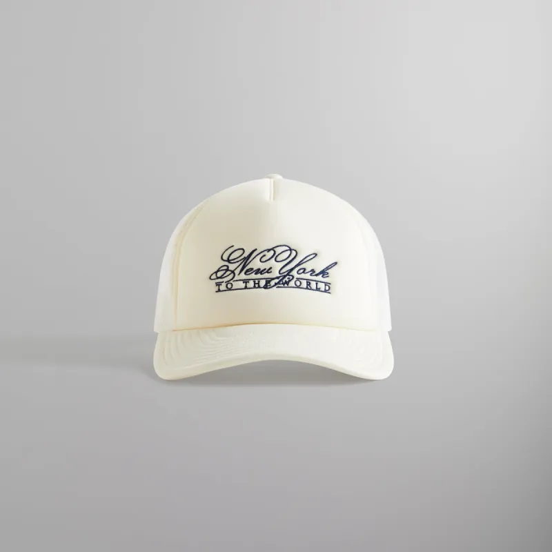超美品Kith Lace Poly Foam Nolan Trucker Hat Kith Lace Poly Foam Nolan Trucker Hat - Nocturnal