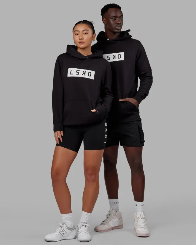 Strength FLXFLeece Hoodie - Black-White sold by LSKD