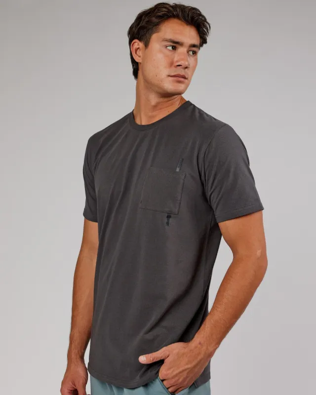 Weld FLXCotton Pocket Tee - Asphalt sold by LSKD
