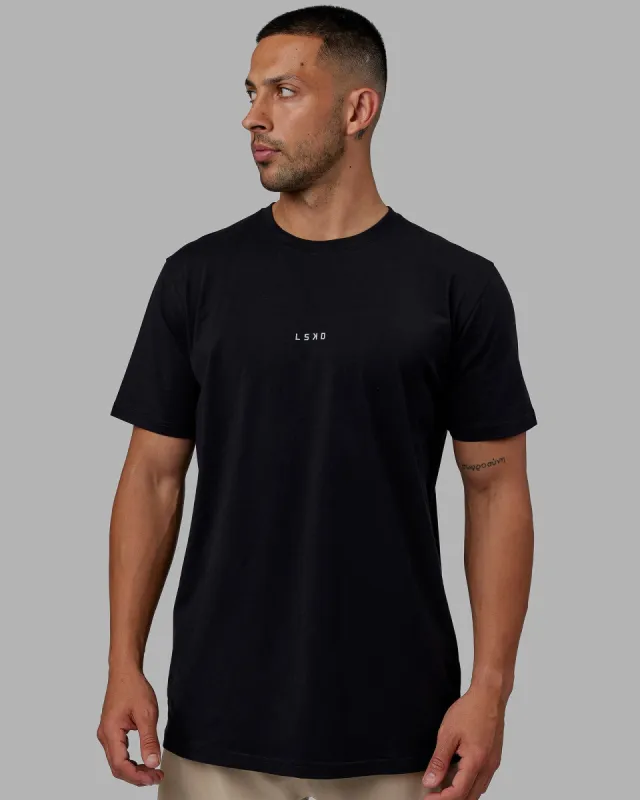 Base FLXCotton Tee - Black sold by LSKD