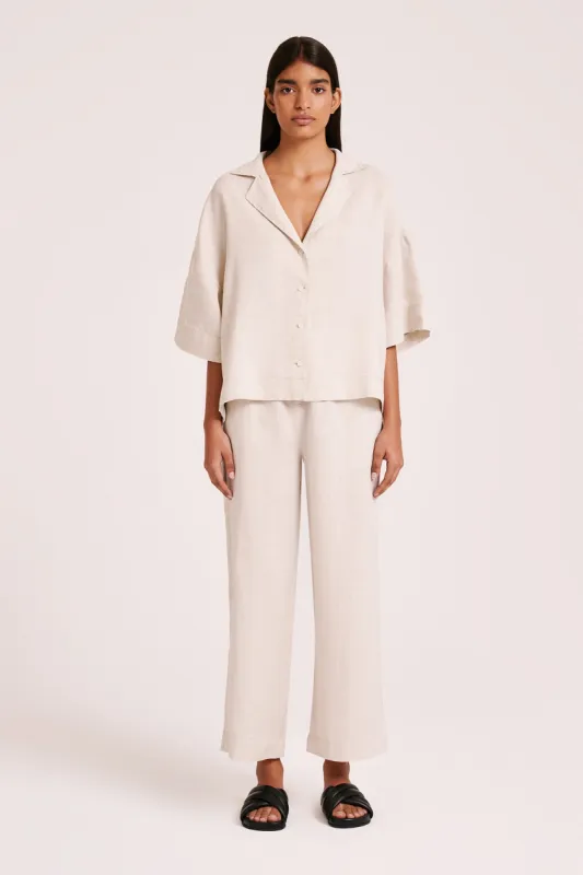 LOUNGE LINEN SHIRT sold by Nude Lucy