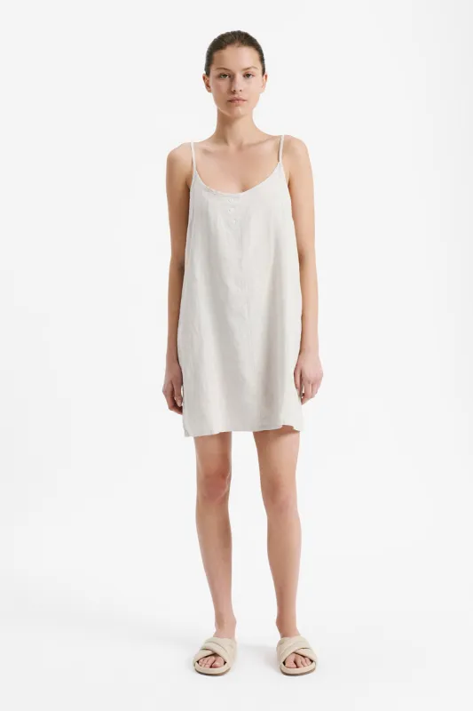 NUDE LINEN LOUNGE DRESS sold by Nude Lucy
