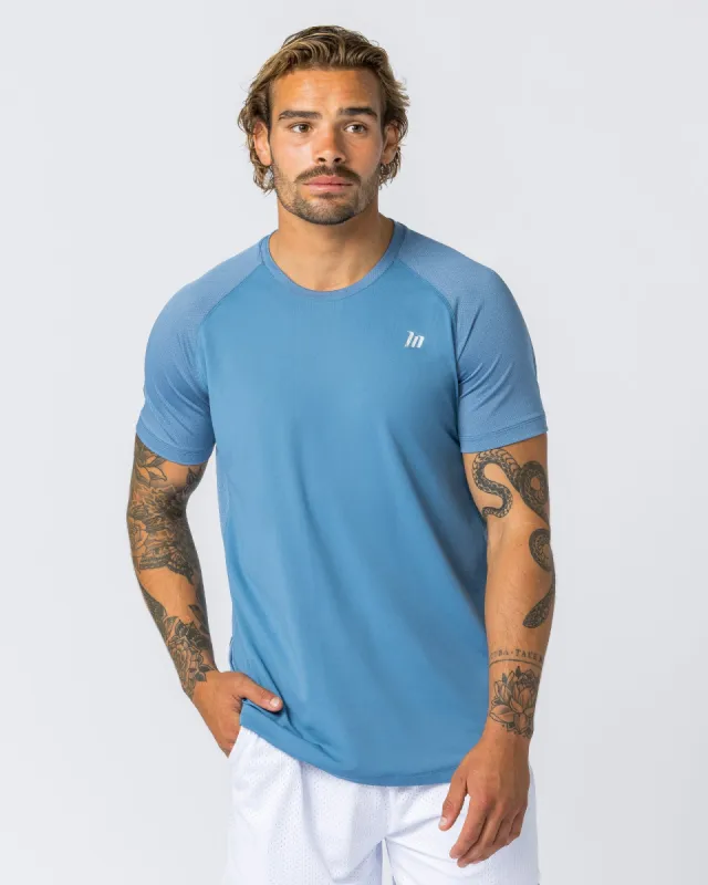 Ventilation Tee - Elemental Blue sold by Muscle Nation