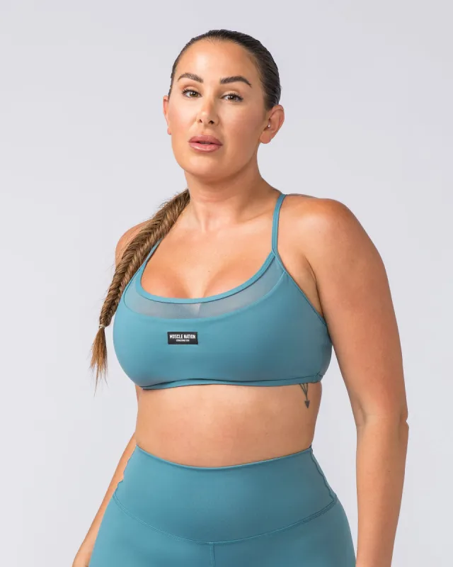 Rapture Bra - Harbour sold by Muscle Nation