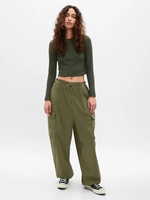 Cropped Rib T-Shirt sold by GAP