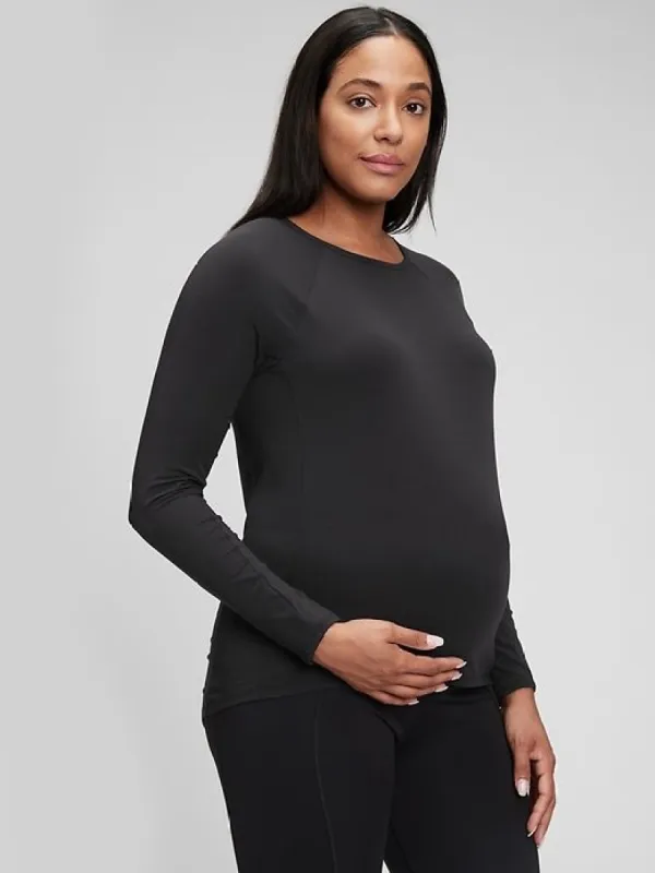 Maternity Breathe Long Sleeve T-Shirt sold by GAP