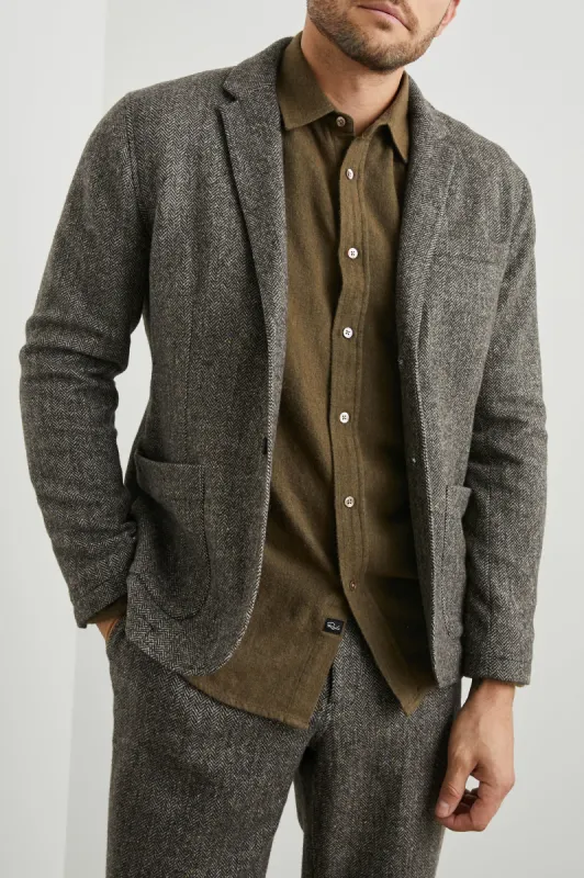 REYNARD JACKET - HIGHLAND TWEED sold by Rails