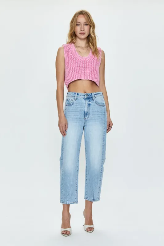 PISTOLA ELI HIGH RISE ARCHED LEG PANT - SUN-KISSED sold by OAK