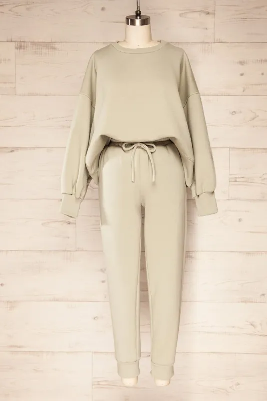 Set Luqa Mint | Sweater & Joggers sold by Boutique 1861