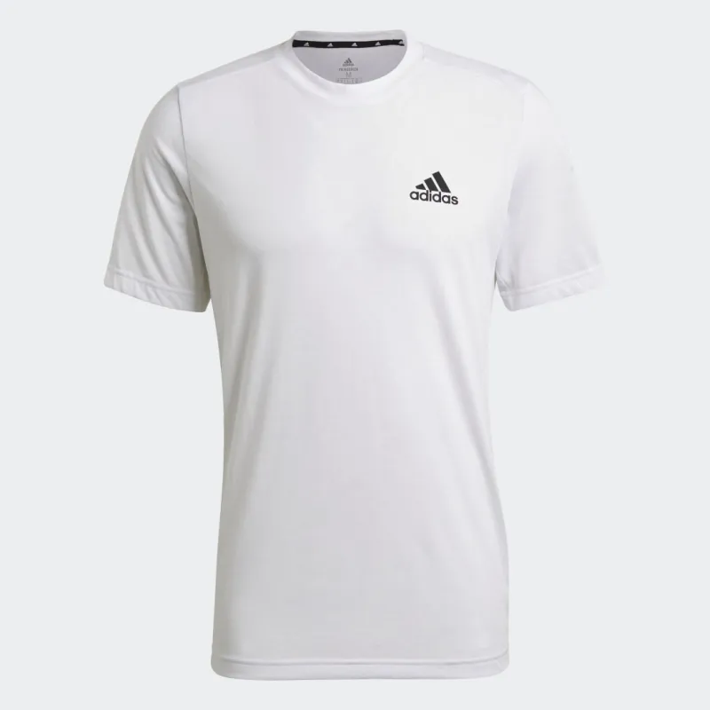 adidas AEROREADY Designed to Move Feelready Sport Tee White S Mens sold by Adidas