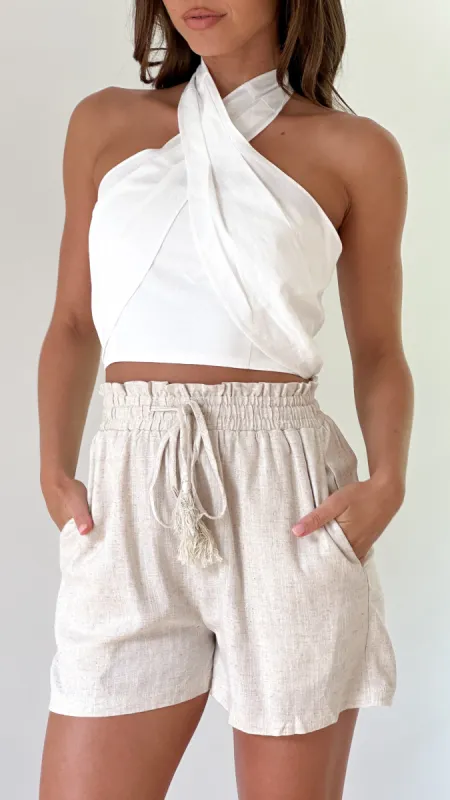 Jasmine Crop - White sold by Billy J