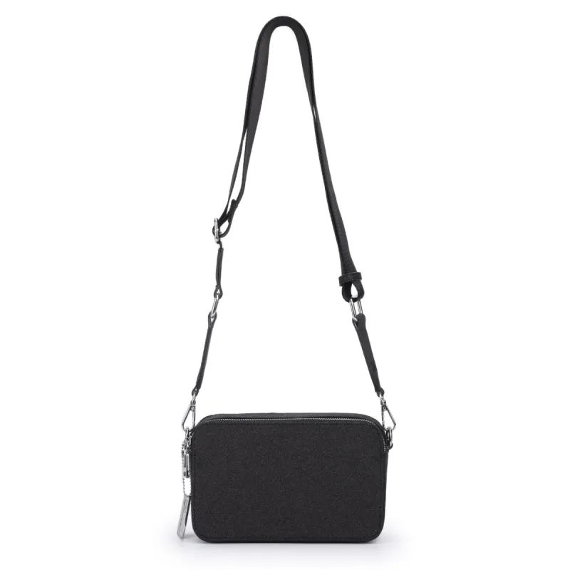 HENNA BAG - BLACK METALLIC sold by Vintage Havana