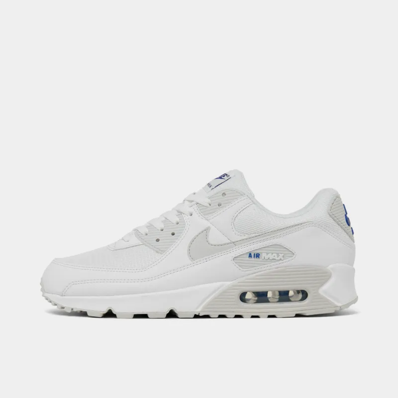 Nike Air Max 90 White / Phonton Dust - Game Royal sold by JD Sports