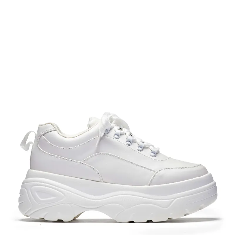 Jennie Striker White Chunky Bubble Trainers sold by Koi Footwear