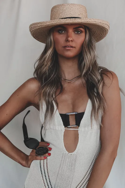 Fashion First Straw Weave Hat sold by Amazing Lace