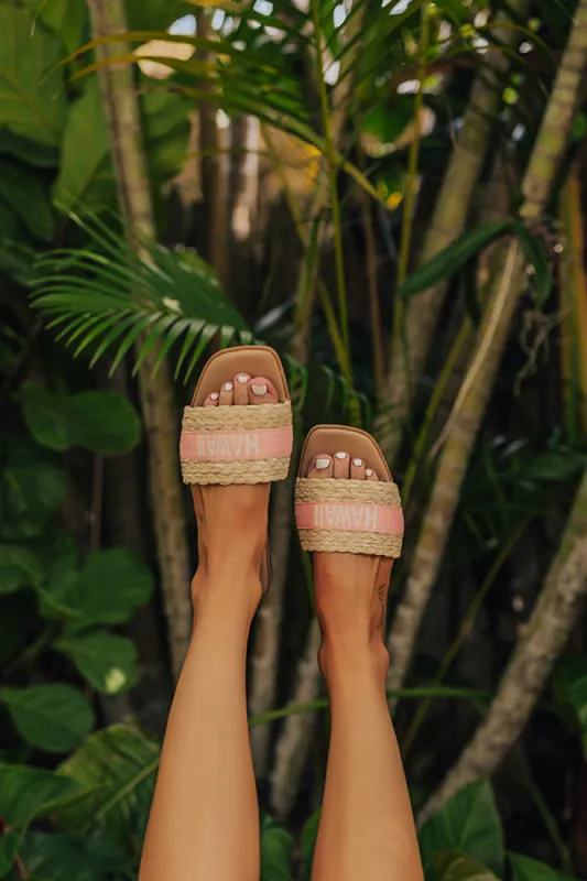 Hawaii Raffia Woven Sandal sold by Impressions
