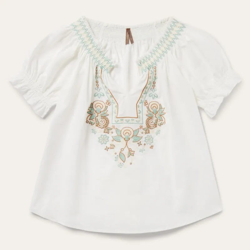 Cotton Voile Peasant Blouse sold by Stetson