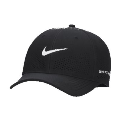 Nike Unisex Dri-FIT ADV Rise Structured SwooshFlex Cap in Black | FB5633-010 sold by Nike