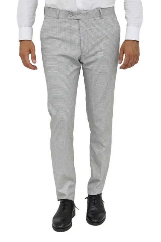 Plaid Grey Men Pants - Wessi sold by Wessi