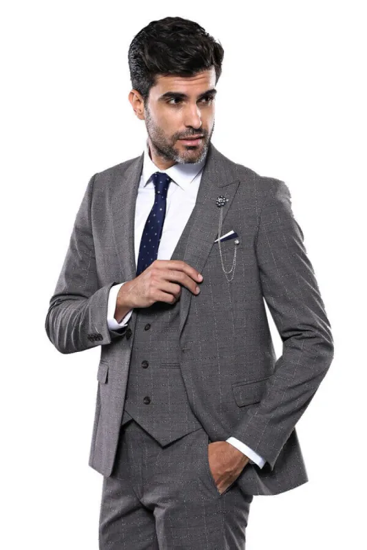 Plaid Brown Suit | Wessi sold by Wessi