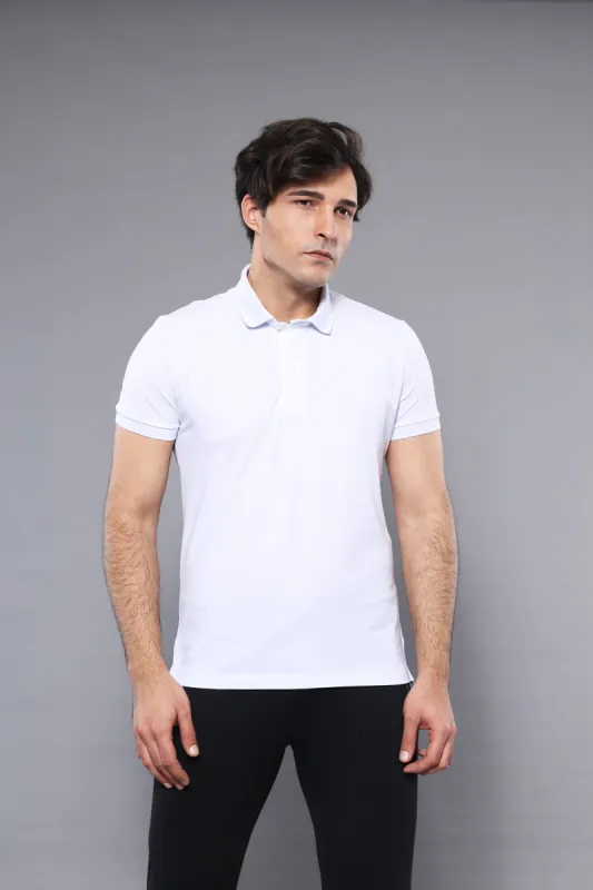 Polo Plain White T-Shirt - Wessi sold by Wessi