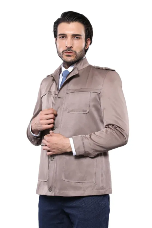 Men's Beige Trench Coat | Wessi sold by Wessi