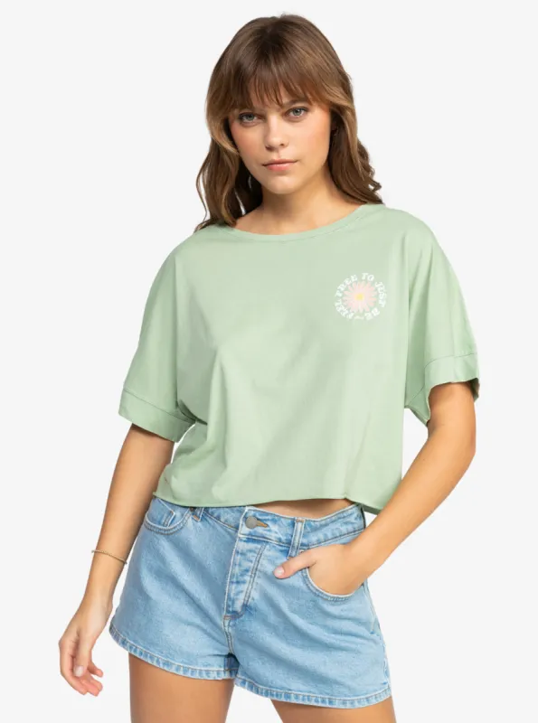 Feel Free T-Shirt - Laurel Green sold by Roxy