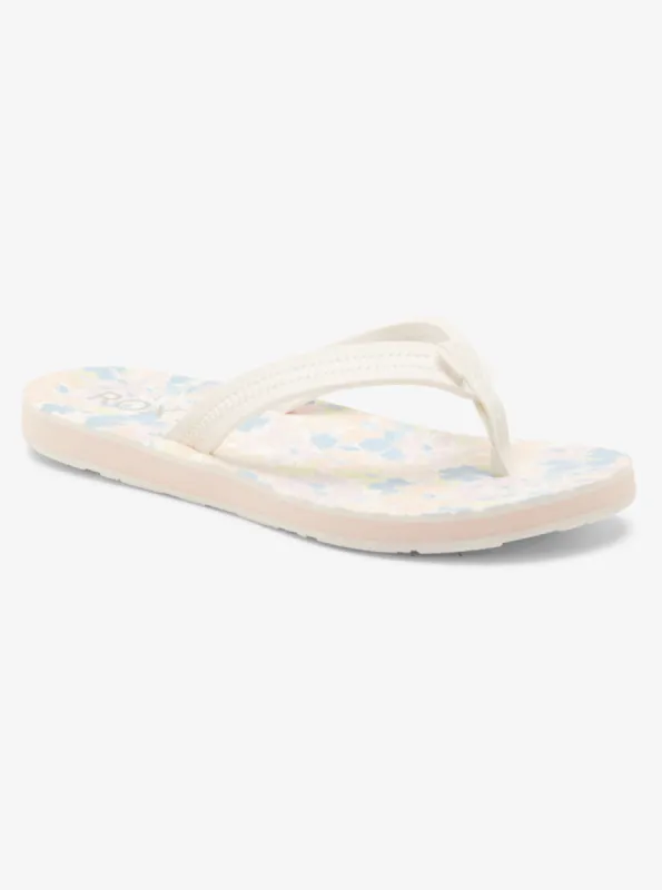Vista Loreto II Flip-Flops - White/Lt Blue sold by Roxy