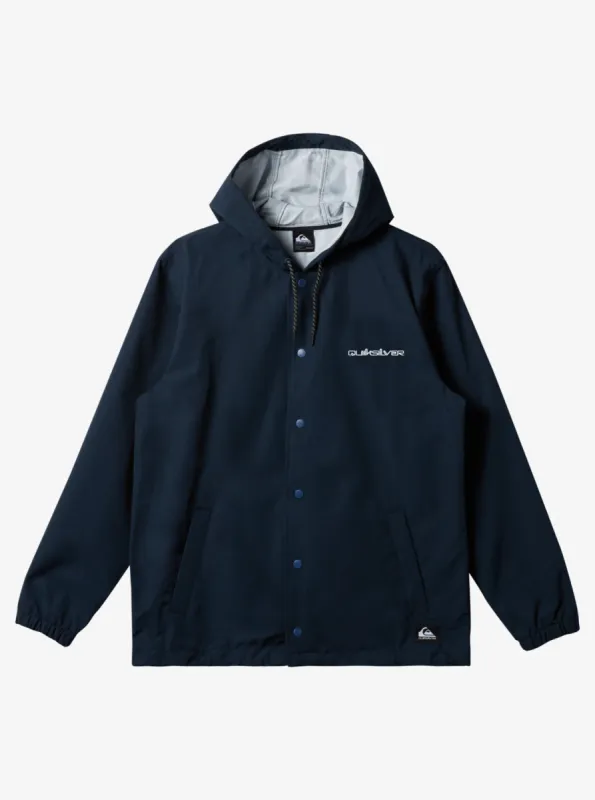 Rain Cloud Hooded Coach Track Jacket - Dark Navy sold by Quiksilver