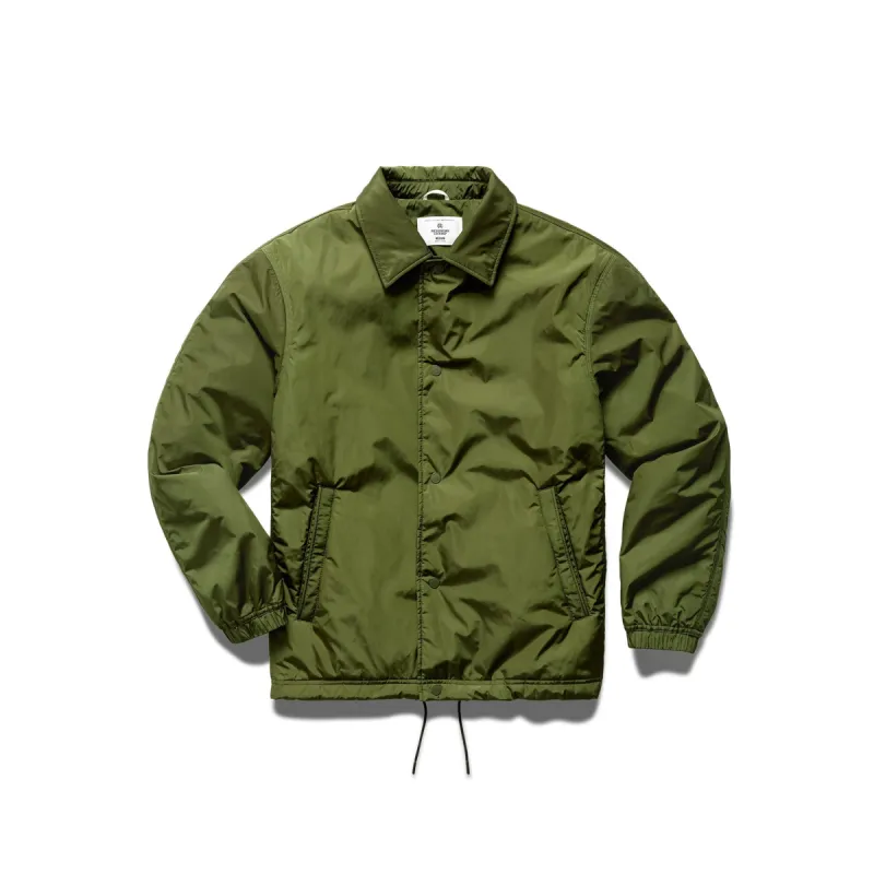 Econyl Satin Nylon Coach's Jacket - Vault sold by Reigning Champ