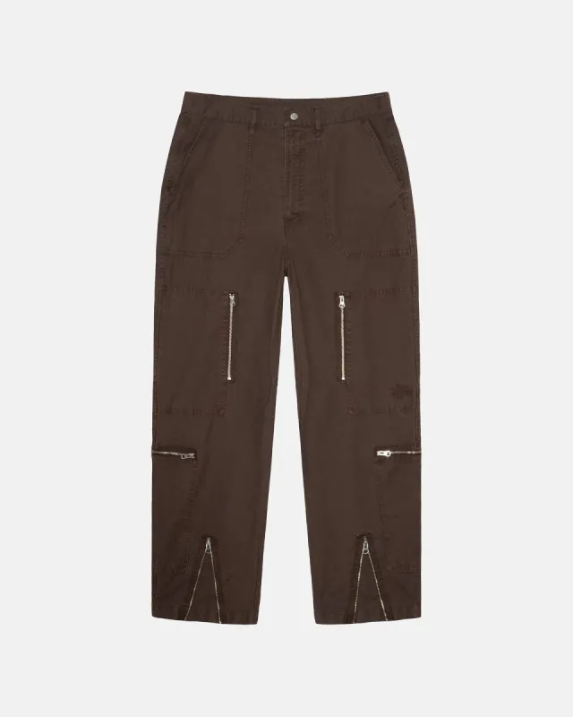 FLIGHT PANT NYCO PIGMENT DYED sold by Stussy